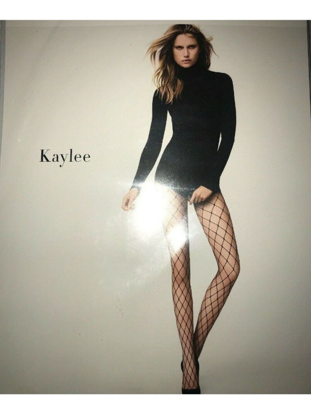 Wolford Kaylee Net Tights Size: Medium Color: Black 19172 - 07 Generic Package